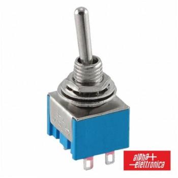 Mini Interruptor de Alavanca On-On para Painéis