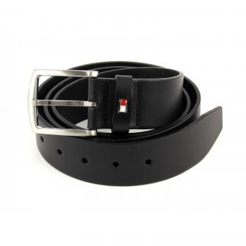 Cinturón Tommy Hilfiger New Denton Belt 4.0, Negro 090, 115 cm