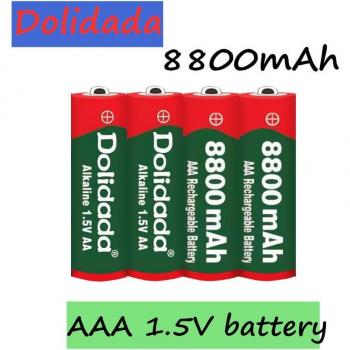 12PCS 1.5V AAA Rechargeable Alkaline Batteries
