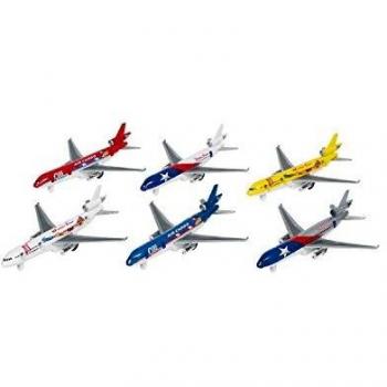 Goki 12117 Flugzeuge, ca. 19 cm, für Kleinkinder ab 3 Jahren