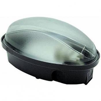 Lecteur LED ovale IP65 60W E27 Noir – Référence 62721