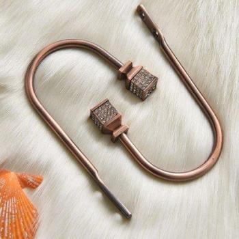 Simple Metal U‑Shape Wall Curtain Holdback (2 pcs) – Zinc Alloy