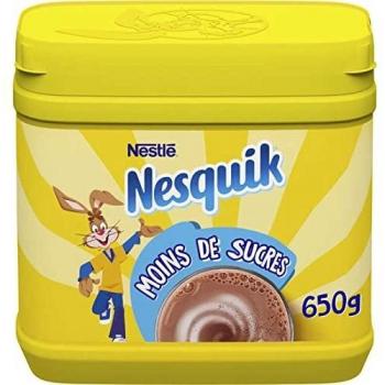 Nesquik Chocolat Léger Sucre Réduit 650 g