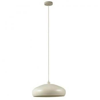 Lámpara de techo Lindby Elover, acabado beige con estructura de hierro
