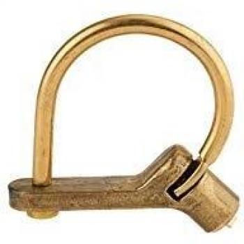 Lucchetto 629C chiave triangolare base angolare 5mm, ottone, da esterno