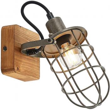 Lindby Serima Deckenleuchte, dimmbar, 1-flammig, E14, dunkelgrau