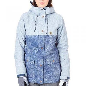 DC Giacca Snowboard Donna Cruiser Dark Blu Acid Wash Denim A