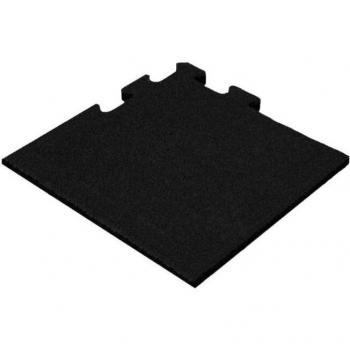 Vivol Dalle Puzzle Caoutchouc 15 mm 50×50 cm Noir Pièce d’Angle