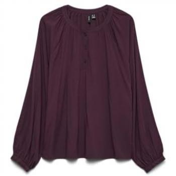 Camicia di Stile Rosso Vino VMBELLA – Vera Moda