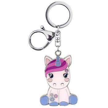 Mini porte‑clef 5 × 3,5 cm couleur rose – Kontiki