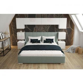 Tête de lit armoire « Panama » – dimensions 280 × 182 × 35 cm, finition blanc brillant