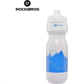Botella ROCKBROS 750ml, Escurrible, a Prueba de Fugas, Sin Sabor, Ideal para Acampada y Senderismo