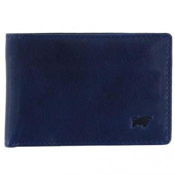 Porte-monnaie cuir bleu foncé Braun Büffel Arezzo pour homme