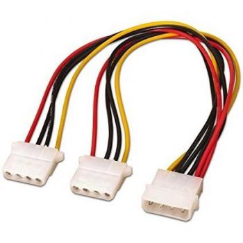 AISENS 20 cm Black 4‑Pin M‑2 Power Cable (Model A131)