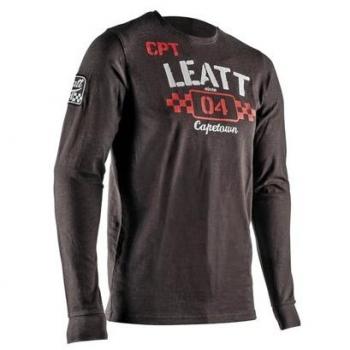 Leatt Camisa Negra Heritage con Manga Larga