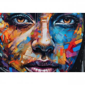 Décor Murale Femme Peinture Intissé 312x219 cm