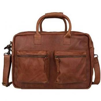 Cowboysbag Aktentasche aus Leder – 42 cm, Laptopfach, Braun