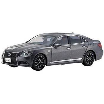 Miniature Lexus LS 460 F Sport 2015, gris métallisé, modèle Kyosho