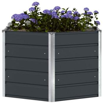 Sadilica Antracit 129x129x75 cm di acciaio – VidaXL