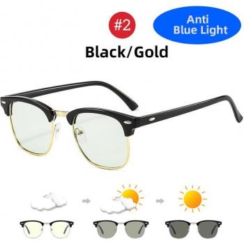 Men's Photochromic Blue Light Glasses