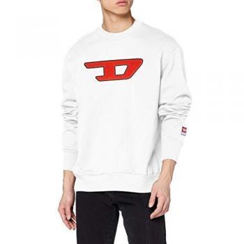 Sudadera Diesel S-Crew-Division-D, Blanco (100), XL