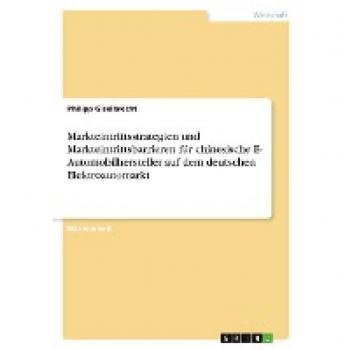 Markteintrittsstrategien und Markteintrittsbarrieren für chinesische E