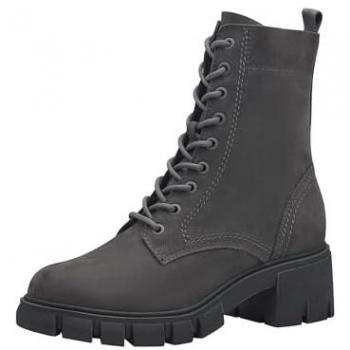 Tamaris Damen Stiefelette aus Leder in Grau