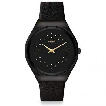 Reloj de Cuero Genuino Swatch Unisex