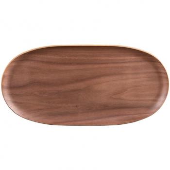 Plateau ovale en bois 31x15 cm