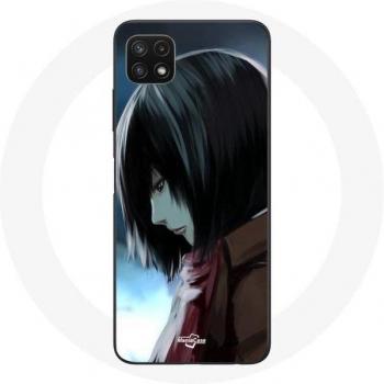 Hoes voor Samsung Galaxy A22 5G Mikasa Ackerman Attaque des Titans Manga Anime