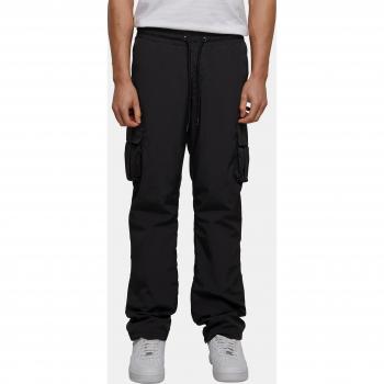 Urban Classics Gerade Beinform Nylon Cargohose Schwarz