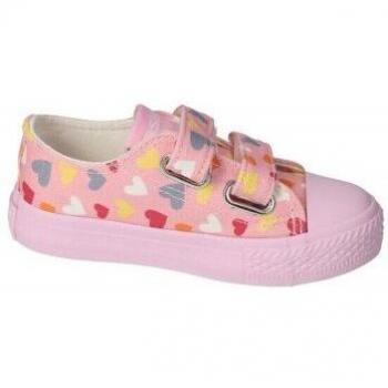 Zapatillas Lona OSITO Rosa para Niña