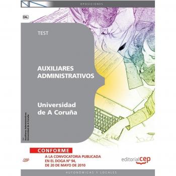 Auxiliar Administrativo Universidad de A Coruña. Test