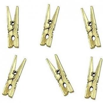 Oro Legno PartyDeco 20 Mollettine