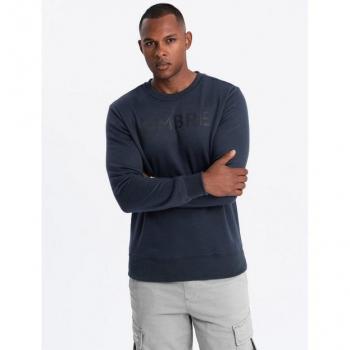 Ombré Classic Herensweatshirt “Standaard” – Donkerblauwe Variatie