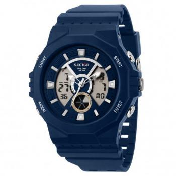 Montre homme SECTOR R3251237002 – Plastique, numérique, 5ATM
