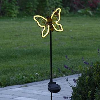 Linny Butterfly LED Solarleuchte mit Dämmerungssensor