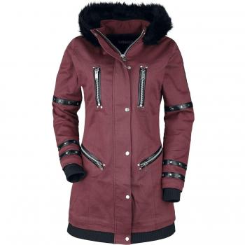 Bloodsucker Gothic Jacke von EMP – Damen, S bis XXL, schwarz rot