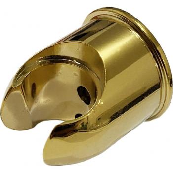 Support fixe doré à pomme de douche portable en alliage de cuivre