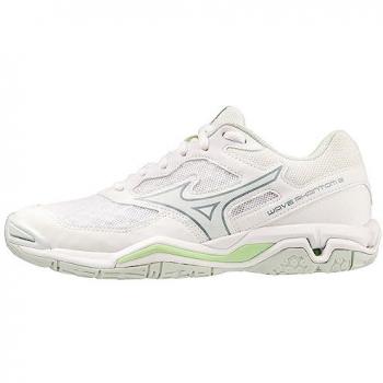 Mizuno WAVE PHANTOM 3 Damen, Farbe: Weiß/Grüngrau