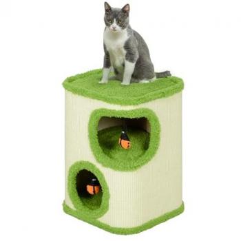PawHut Katzenhöhle und Kratztonne, 52 cm, für kleine Katzen