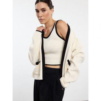 Trendyol Damen Strickset in Steinfarbe
