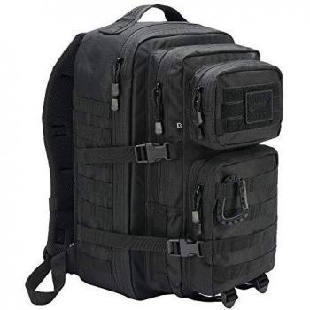 Brandit Black Medium Assault Backpack