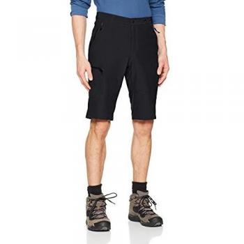 Columbia Pantalones Cortos de Senderismo para Hombre, Modelo Triples Canyon, Negro