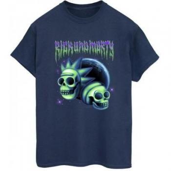 Maglietta Rick And Morty Donna Teschio Cosmico