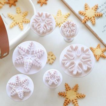 Christmas Sugarcraft Snowflake Fondant Molds – 6-Count