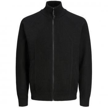 Jack & Jones Maglione Cardigan Nero da Uomo