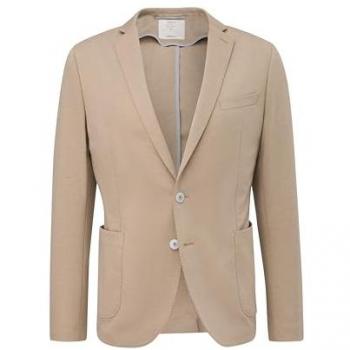 S.Oliver BLACK LABEL 50‑Größe Sakko Beige Viskosemix