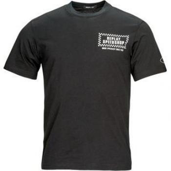 Replay M6699 Black Crew Neck Top