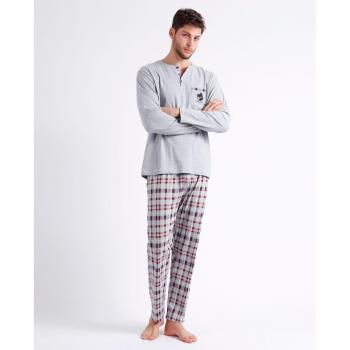 Pigiama L Grey Melange LouLou